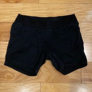 Maternity black shorts